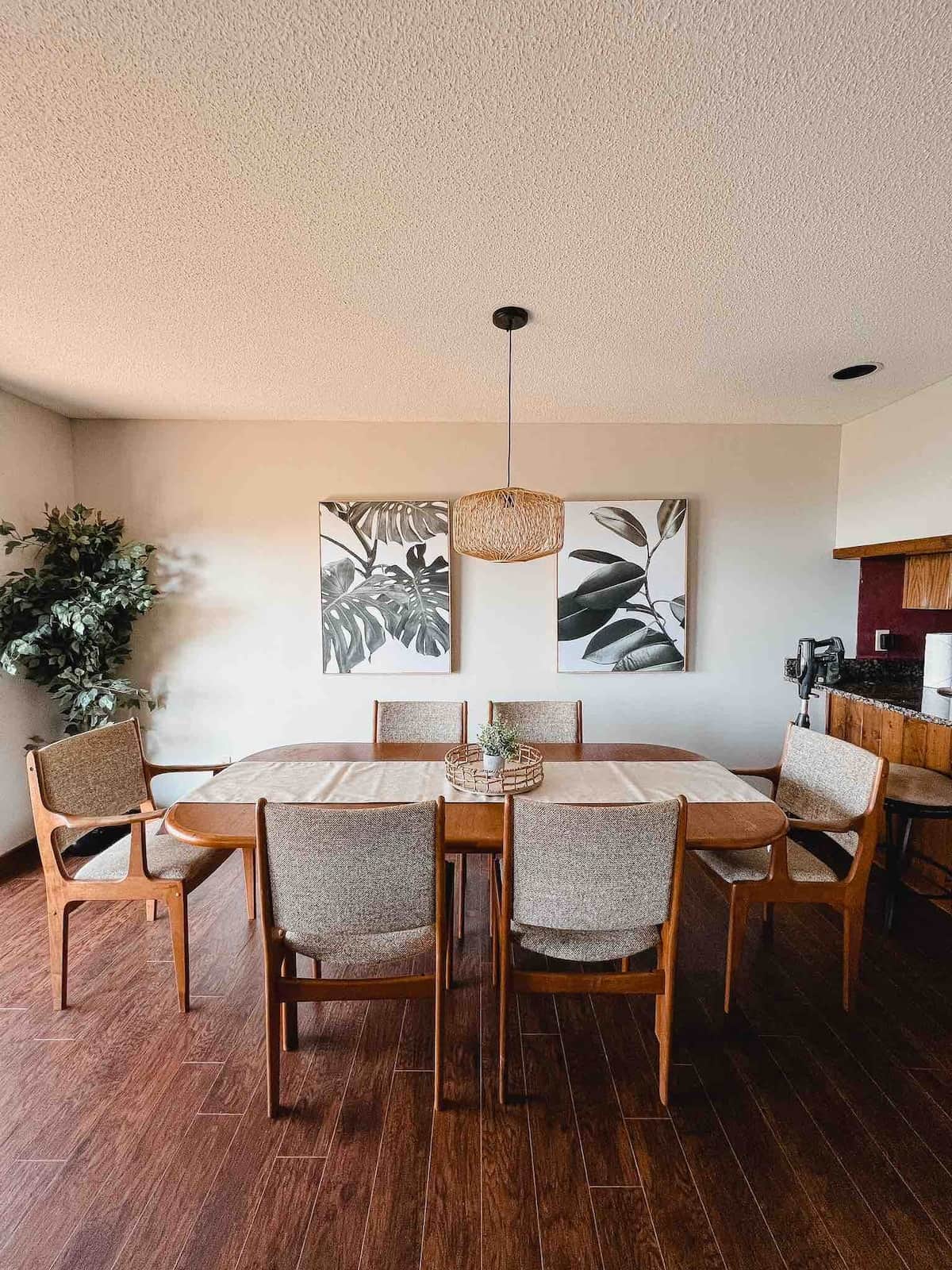 Dining table with chairs :) 
Large table with 6 chairs