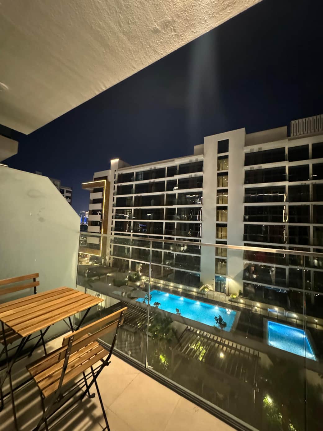 Balcony Night View Balcony Night View