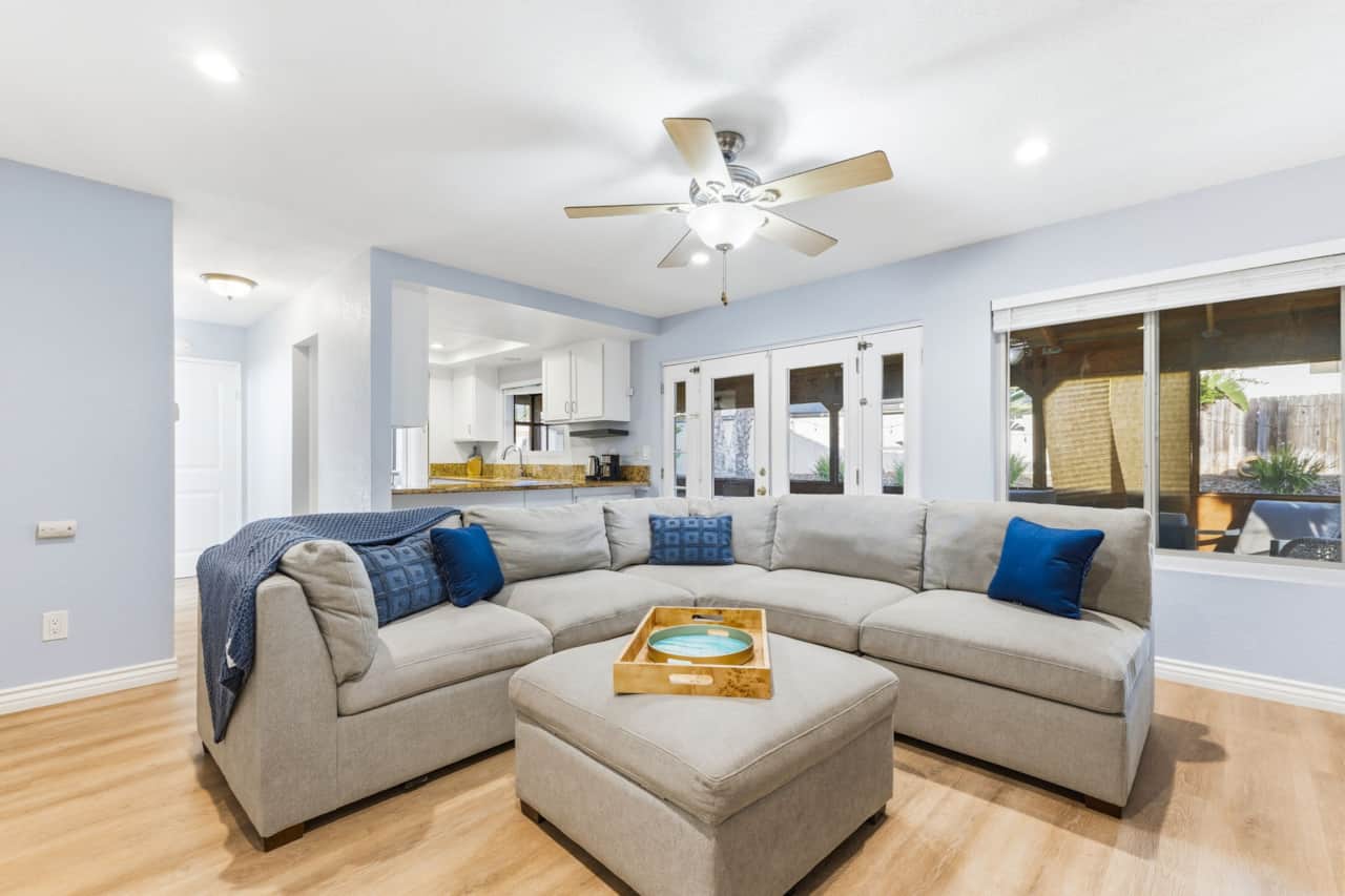 Main Living Area w/ Sectional Couch