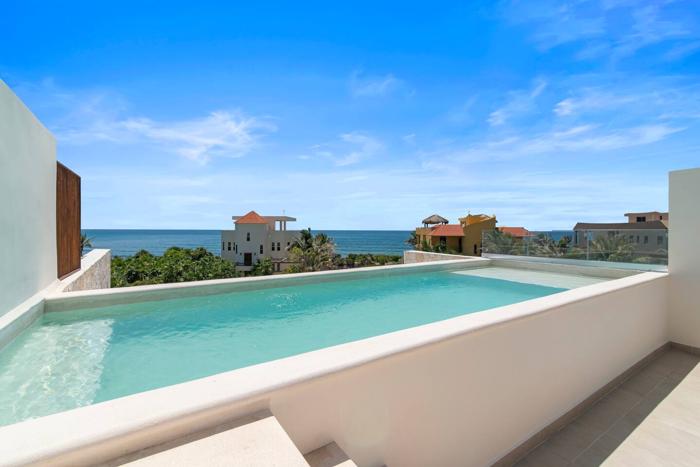 Indulge in unparalleled luxury with seven rooftop pools, offering a breathtaking panorama of the Caribbean Sea. Elevate your stay with a splash of serenity and a view that takes your breath away.