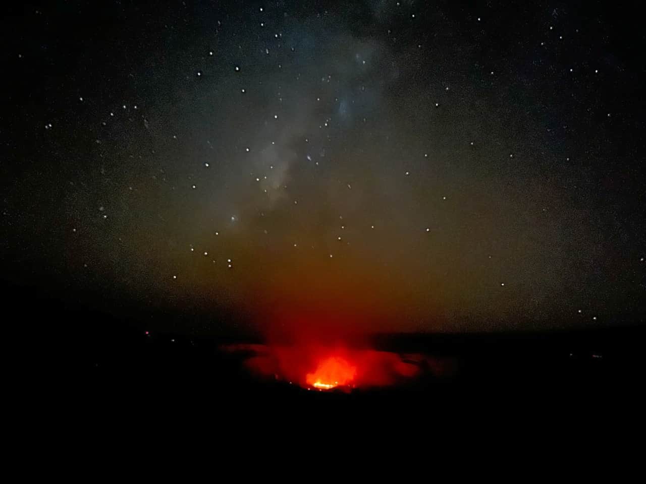 Volcano National Park at Night