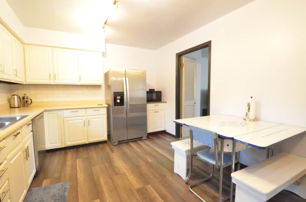 Chef's Kitchen with everything you need to prepare a meal or enjoy a warm beverage.