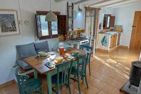 Kitchen and dining area