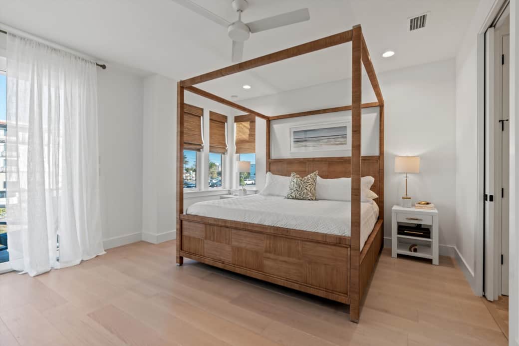 2nd Floor Primary King En-Suite, private access to the balcony with a peekaboo ocean view. 2nd Floor Primary King En-Suite, private access to the balcony with a peekaboo ocean view.