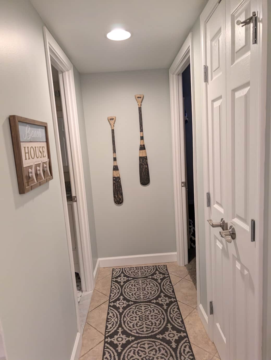 Hallway to guest bed and guest bath