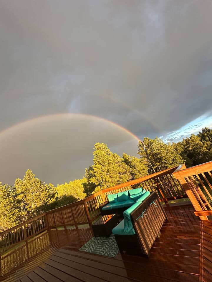 Double rainbow- July 2025