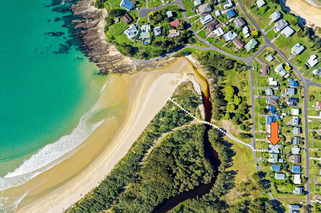 200 metres to the beach for a surf or a swim