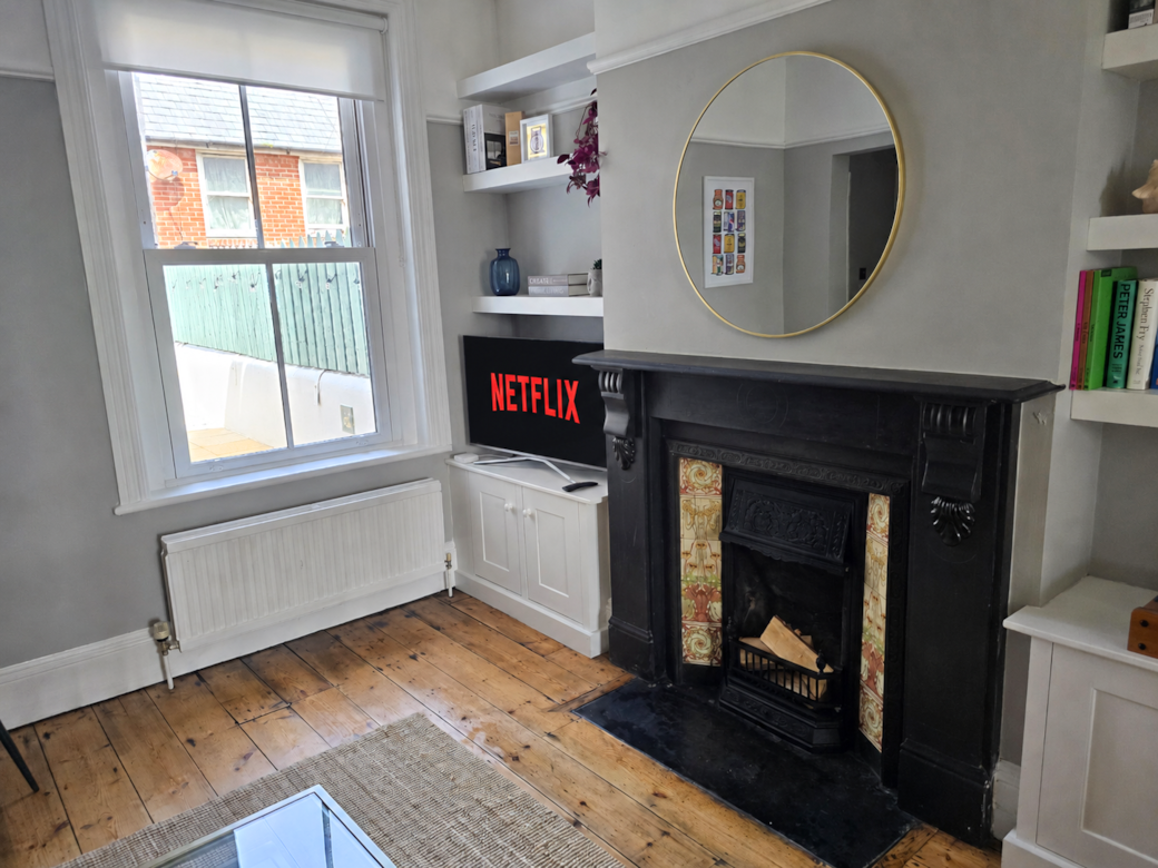 Living Room with Smart TV 