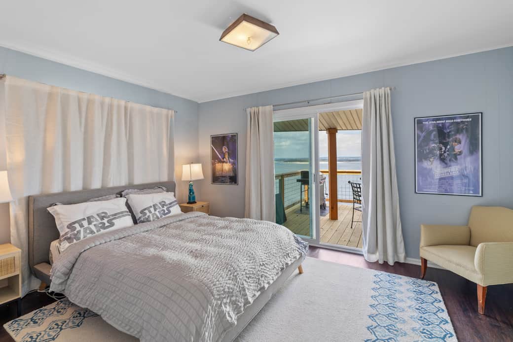 Queen Bed in the Primary Bedroom