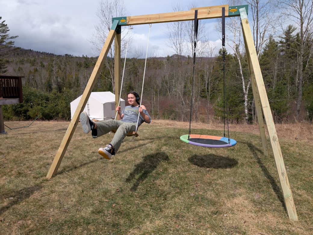 Swinging the day away ....