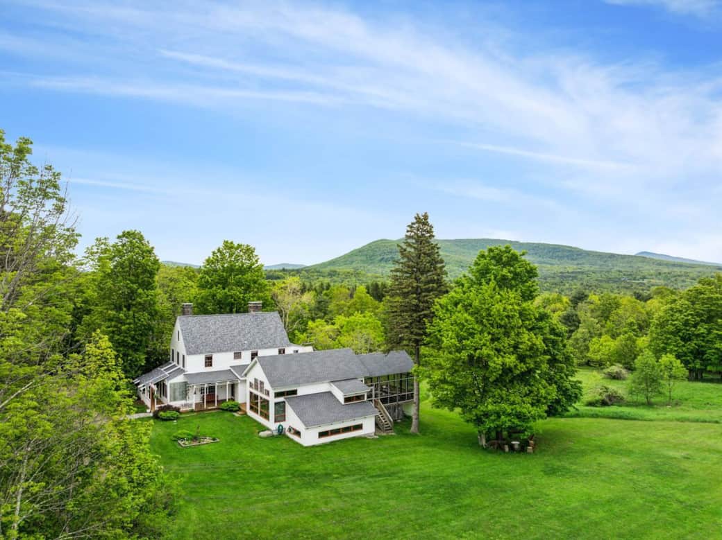This 4000 square foot home features 360 degree mountain views of Windham, Hunter and Tower Mountains