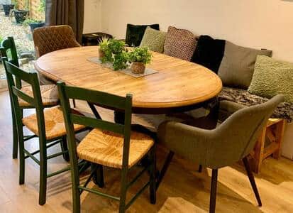 Dining Area with seating for 8 people