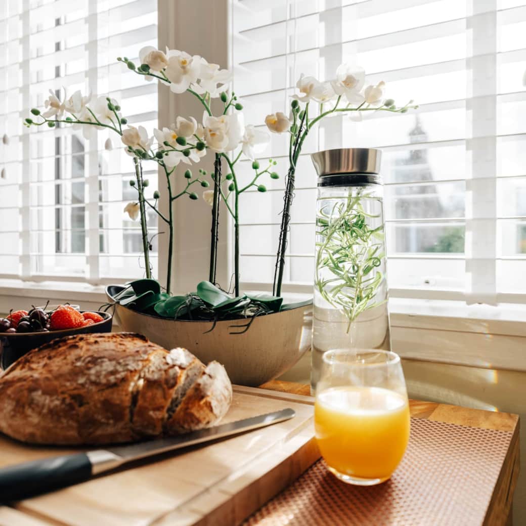 Enjoy a lovely brunch as you take in the quiet surroundings