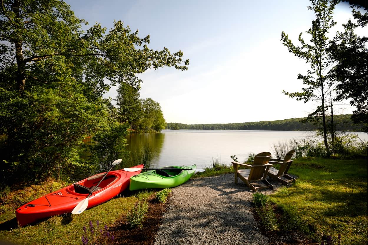 A Place for Morning Coffee by the Water
