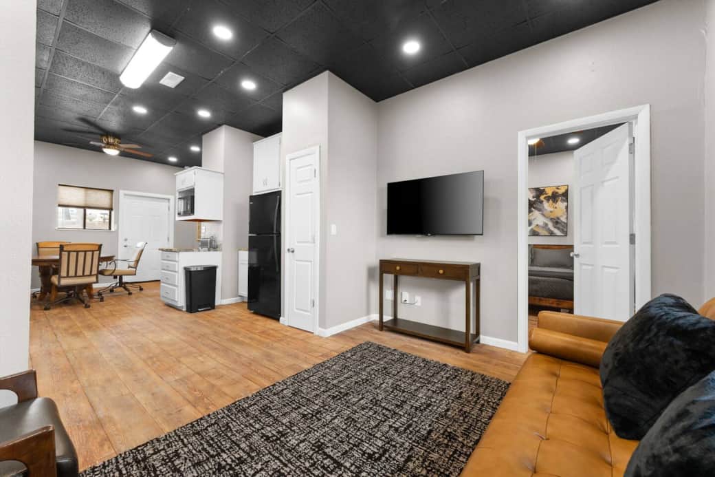 Open concept living/dining room