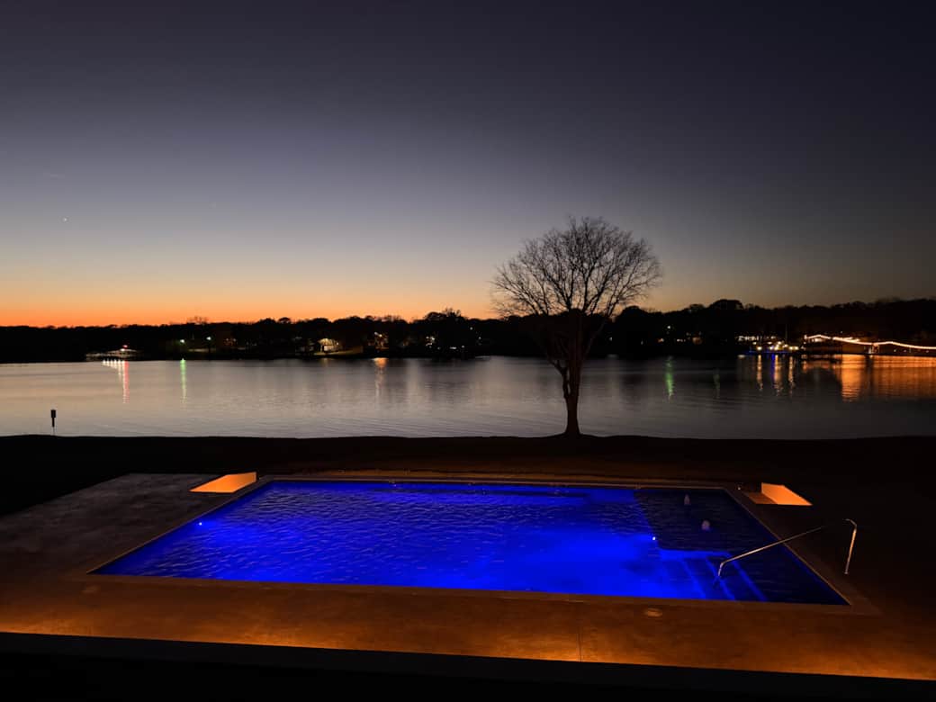 Pool View from balcony of room Pool View from balcony of room