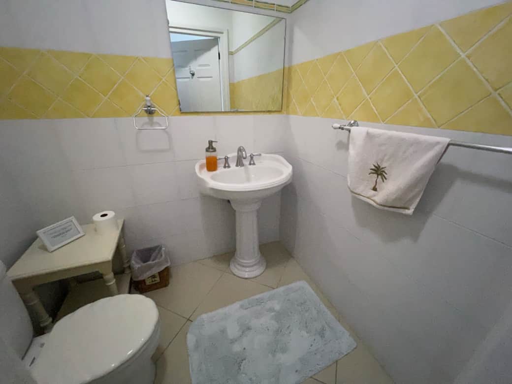 Half bathroom on 1st floor