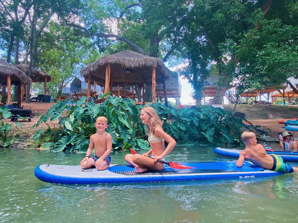 Paddleboarding at Son's Rio Cibolo Paddleboarding at Son's Rio Cibolo
