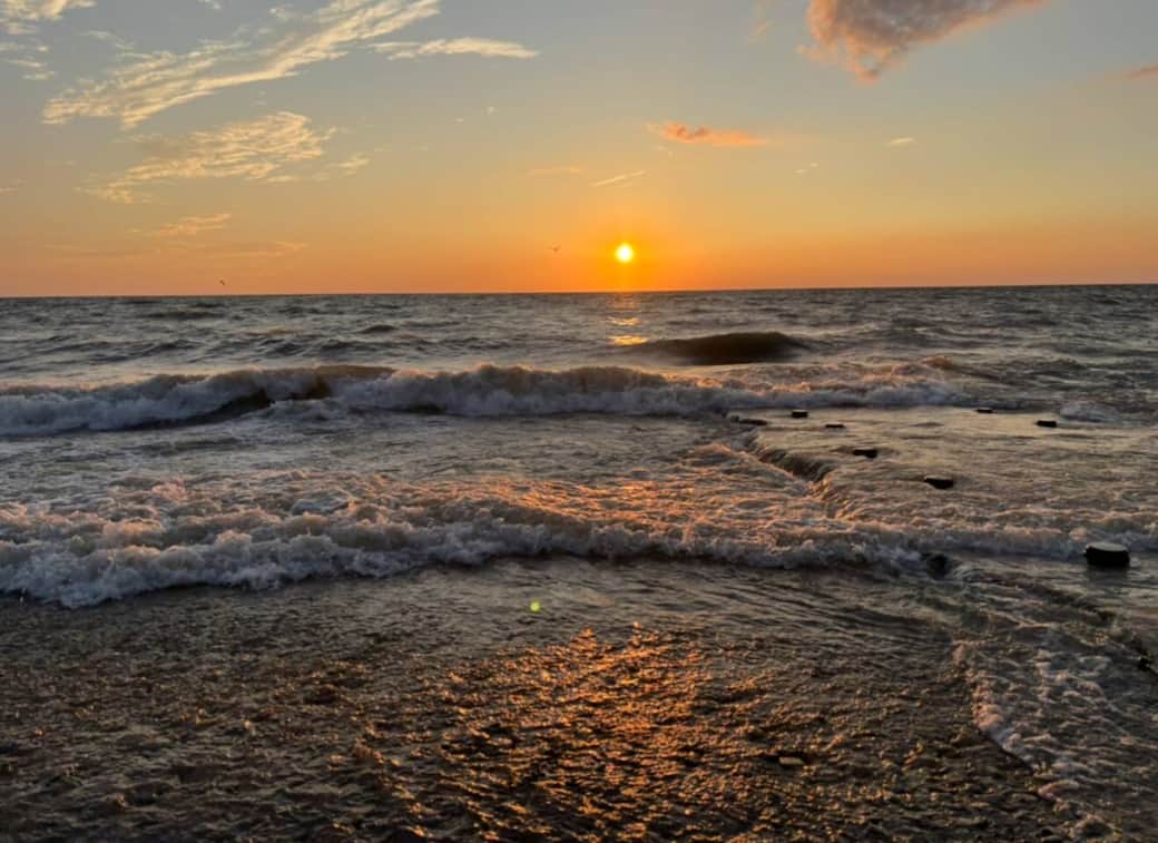 Lake Erie consistently is voted one of the most beautiful sunsets in the world. You are minutes away from Presque Isle State Park where you will love watching the sun sink below the water. Lake Erie consistently is voted one of the most beautiful sunsets in the world. You are minutes away from Presque Isle State Park where you will love watching the sun sink below the water.