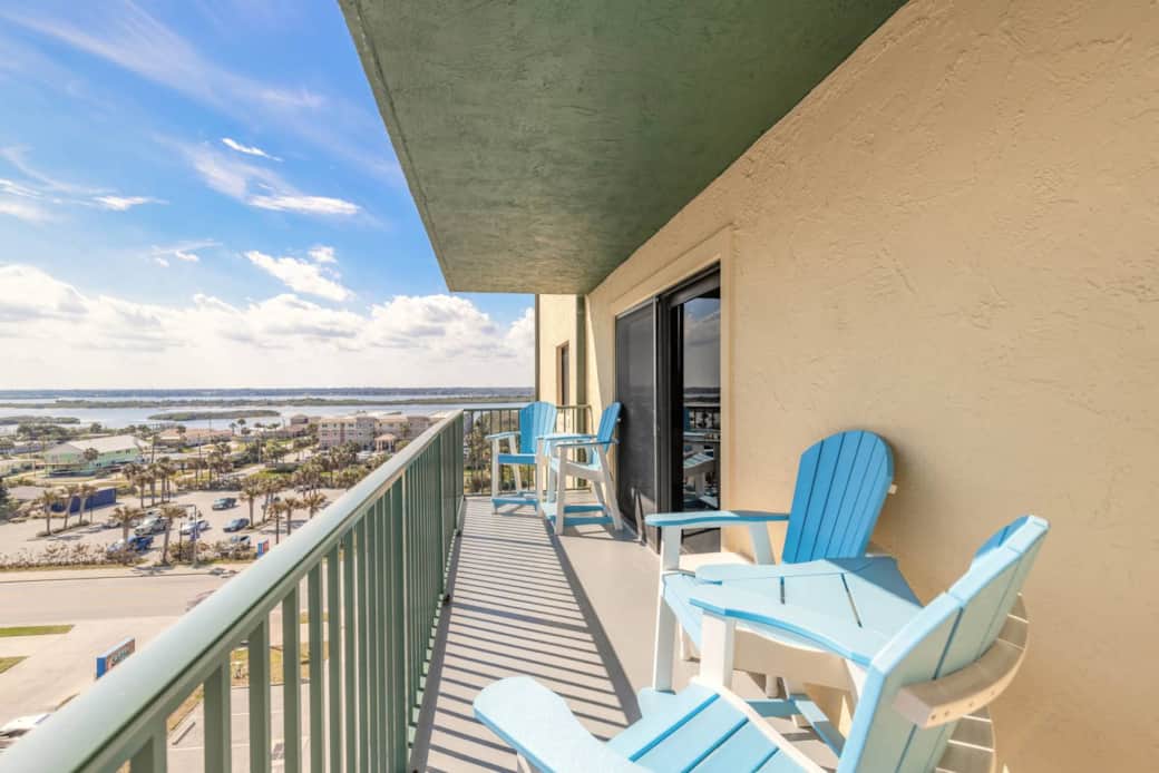 Balcony west facing Balcony west facing