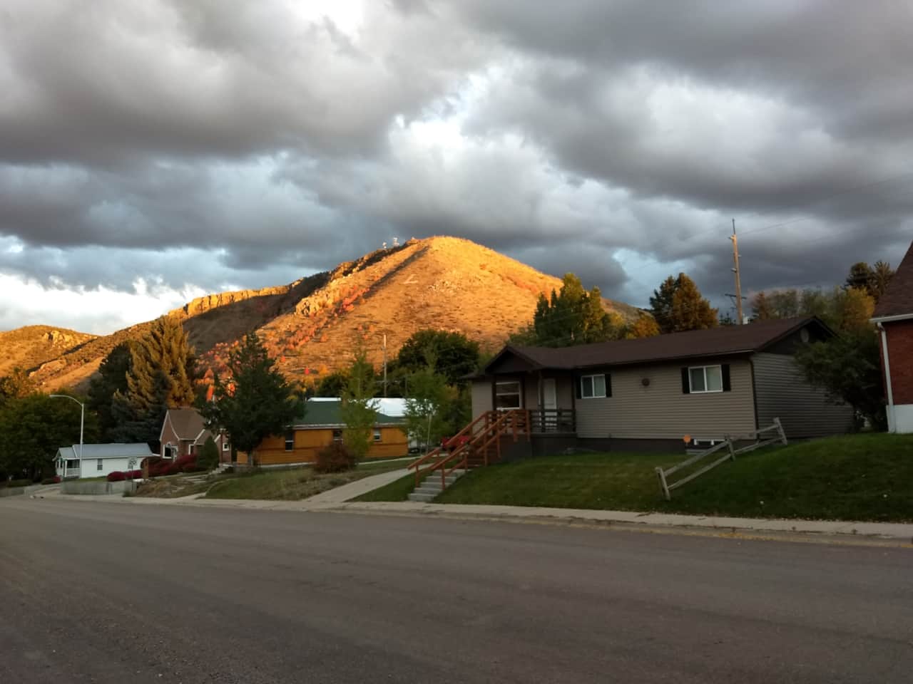 Top of the Town is just up the street from downtown and the hot pools.