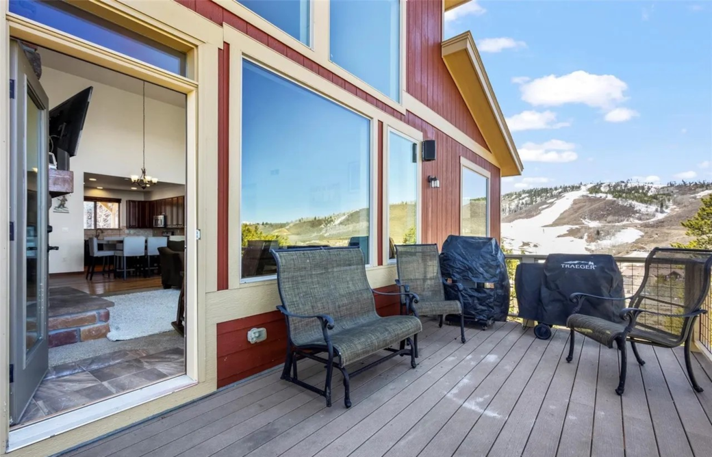 main floor back deck