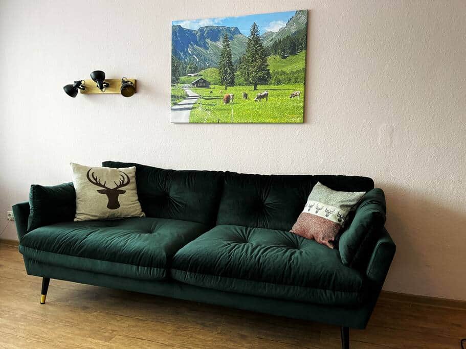 gemütliches Sofa zum Lümmeln