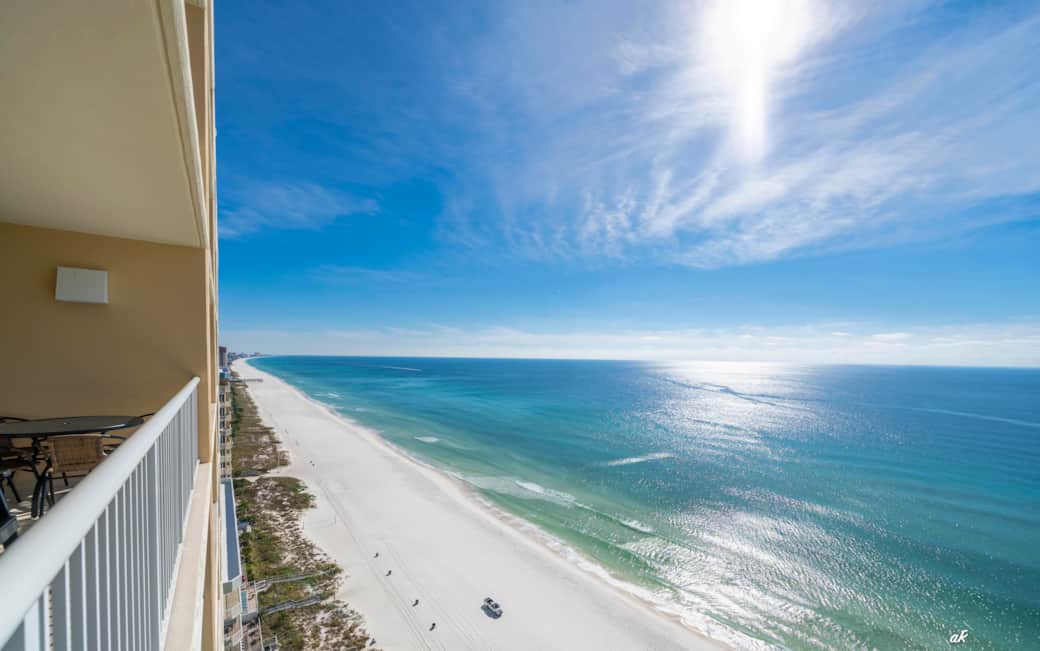 Panama city beach oceanfront condo rental balcony view Panama city beach oceanfront condo rental balcony view