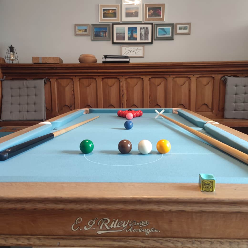 Antique 1933 Riley Dining/Snooker/Pool Table Antique 1933 Riley Dining/Snooker/Pool Table