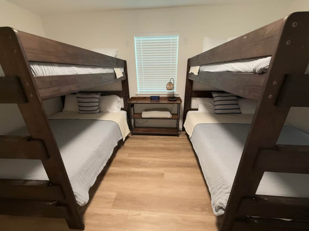 Bunk Room with electrical outlets accessible to top bunk! Bunk Room with electrical outlets accessible to top bunk!