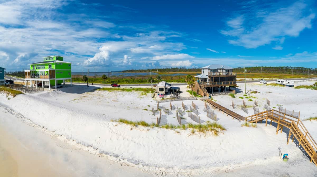Your own private beachfront RV lot on the shores of 30E