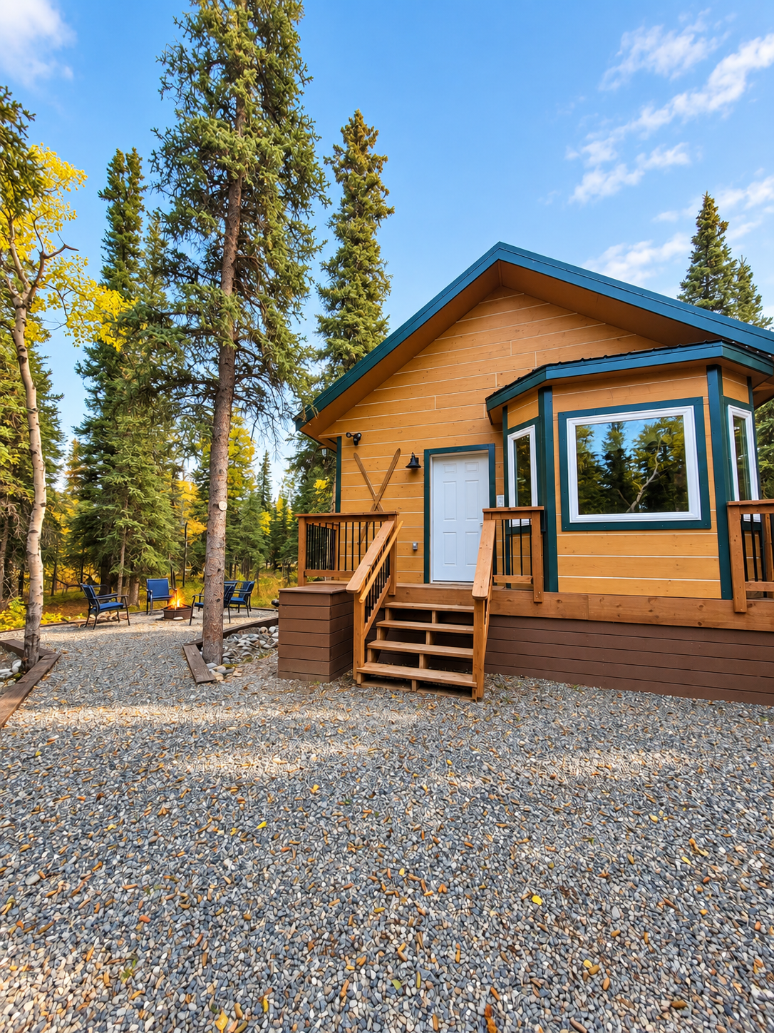 Front exterior cabin