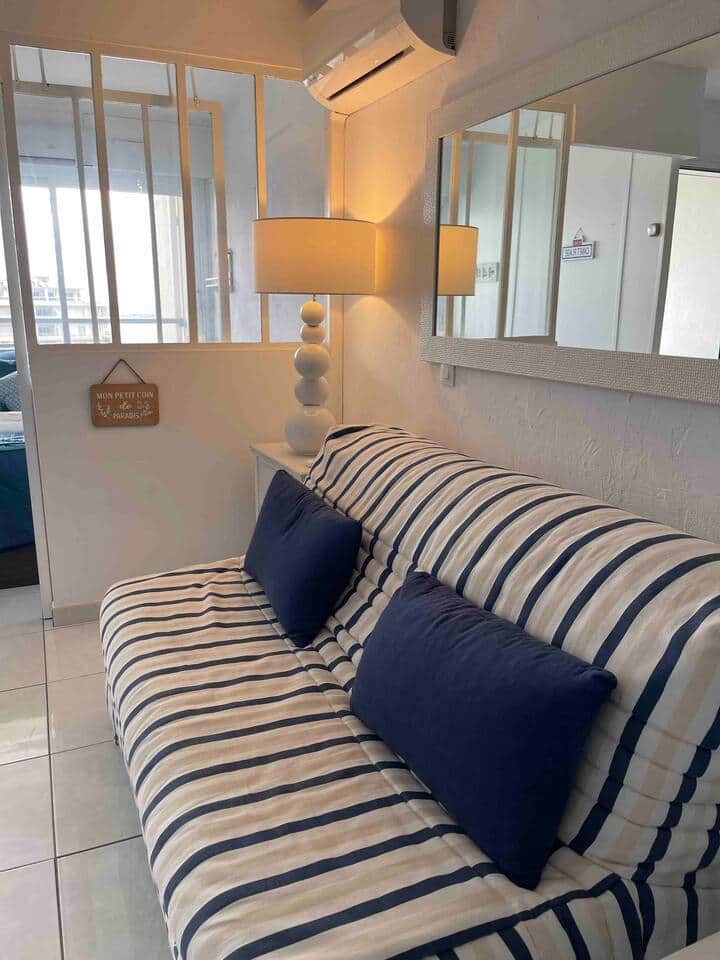 Salon - Le Petit Paradis Canet Plage Salon - Le Petit Paradis Canet Plage