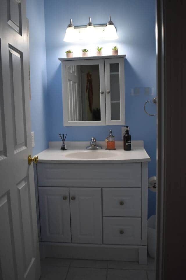 Upper Level Bathroom Vanity