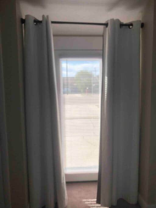 Blackout curtains allow you yo make the room dark for daytime sleeping. Blackout curtains allow you yo make the room dark for daytime sleeping.