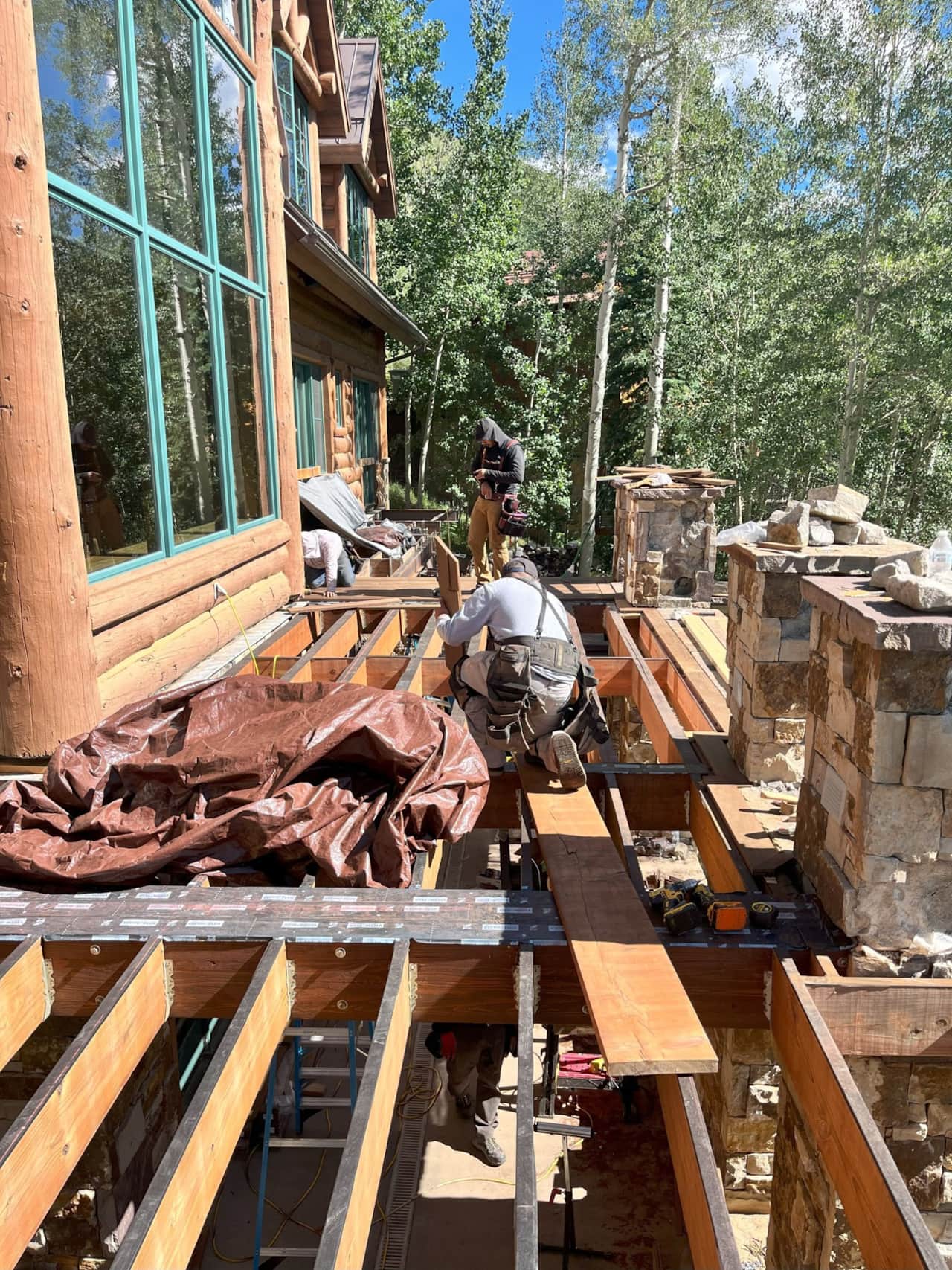 Deck replacement in Mountain Village