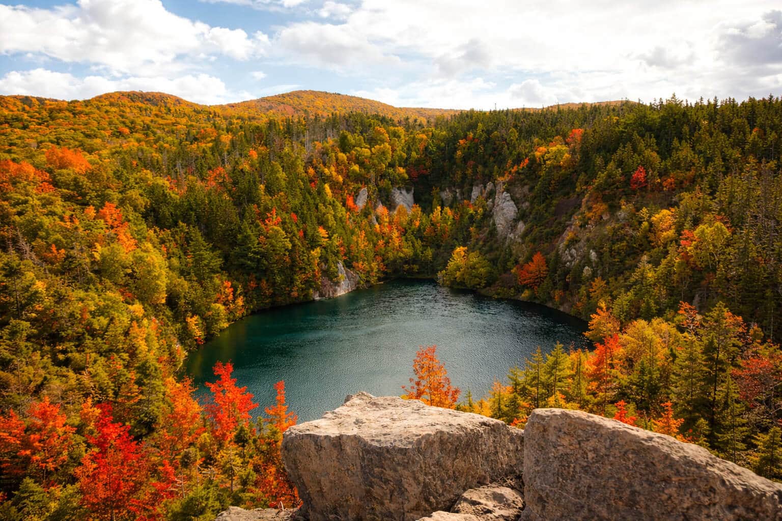 Gypsum mine in Cape Breton