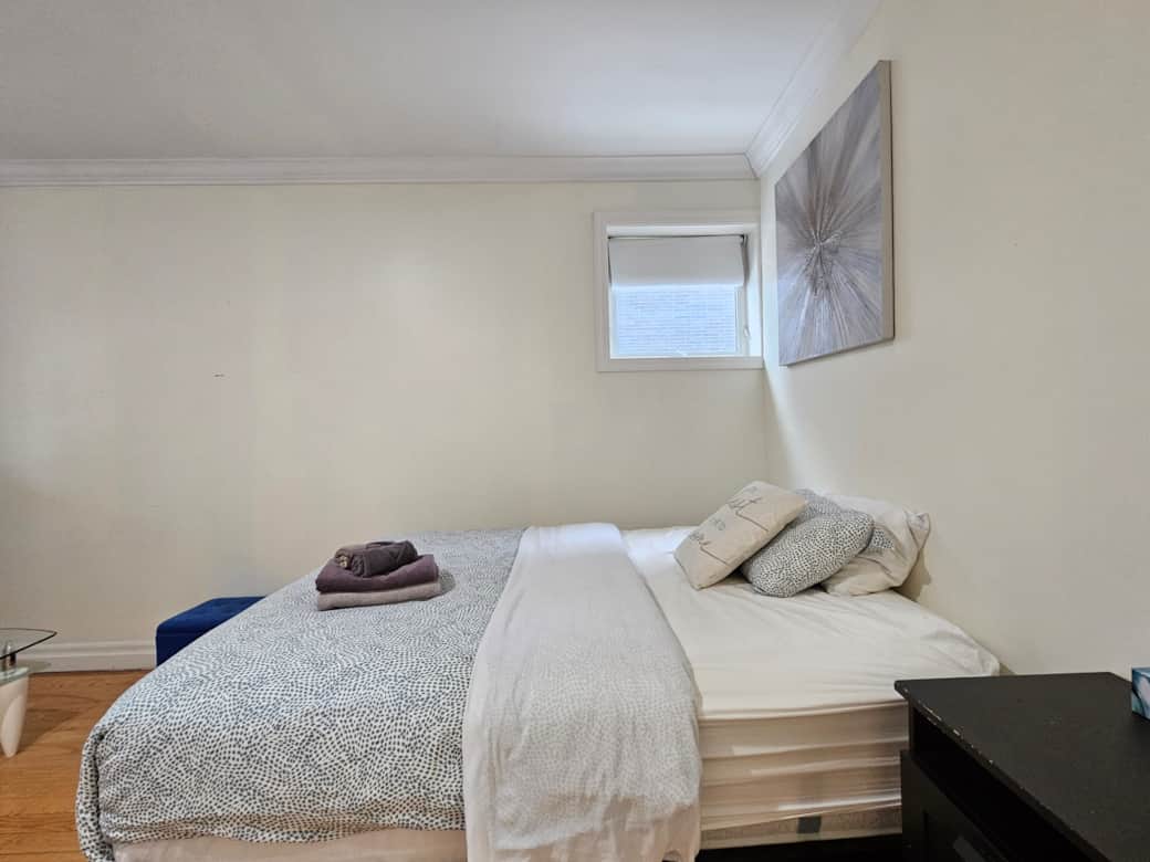 Queen sized bed 