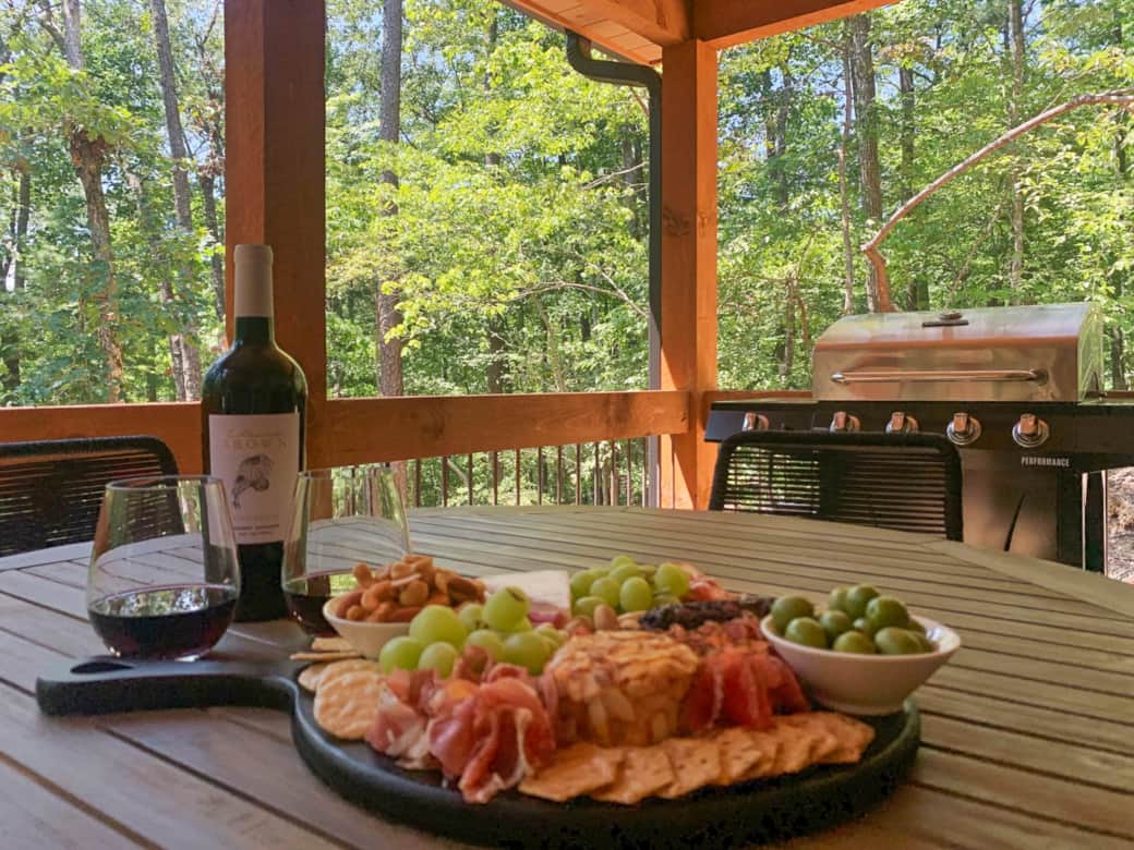 Outdoor dining table