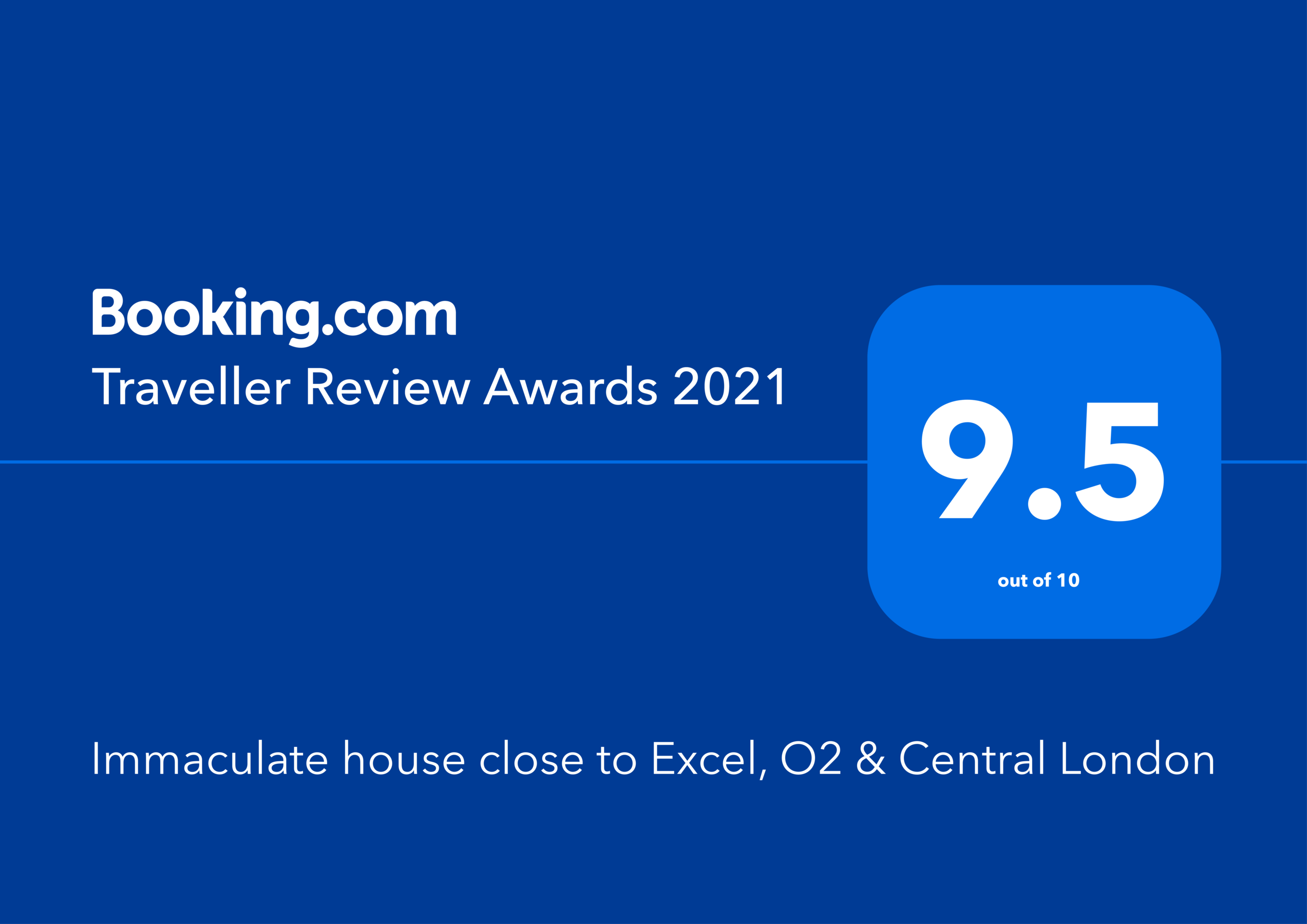 Booking.com Award