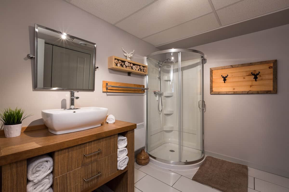 2nd bathroom with a shower
