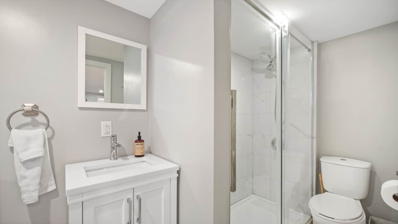 Bathroom with shower