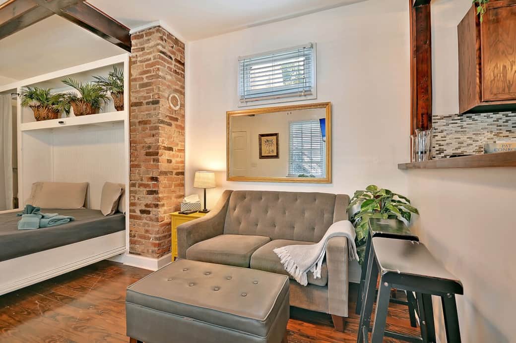 Kick back and cozy up on the love seat. Kick back and cozy up on the love seat.