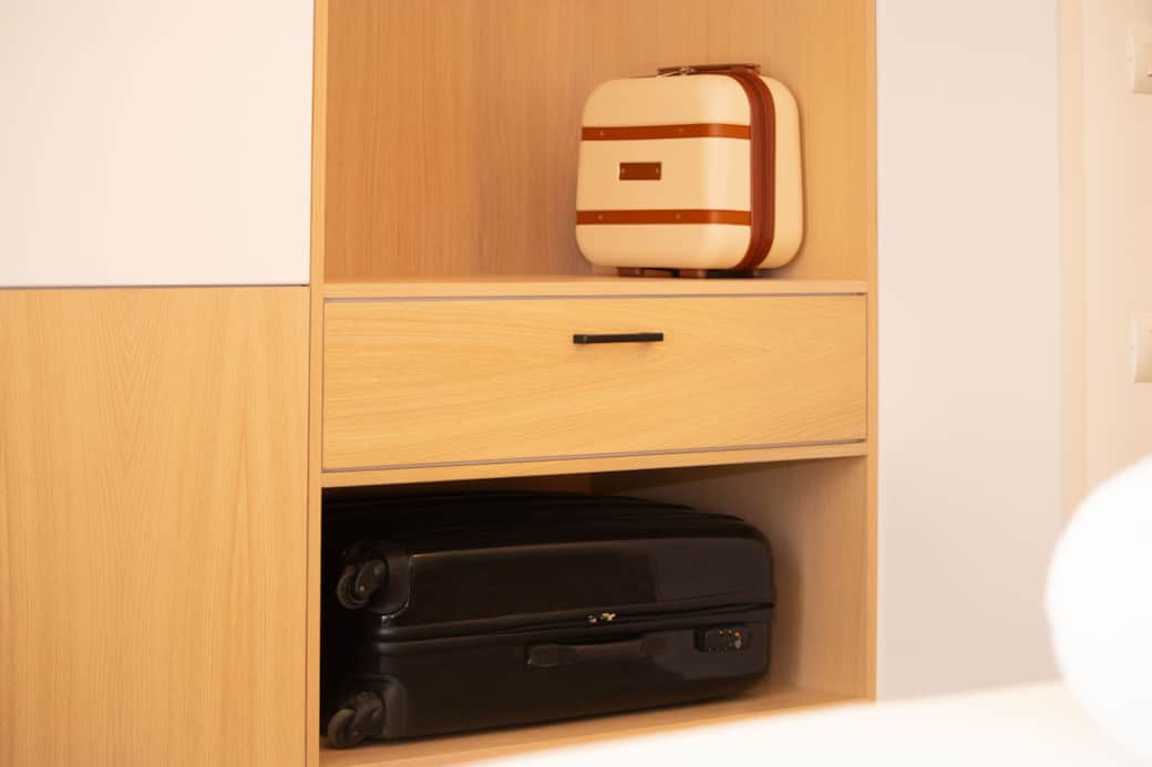 Lots of space for your suitcase