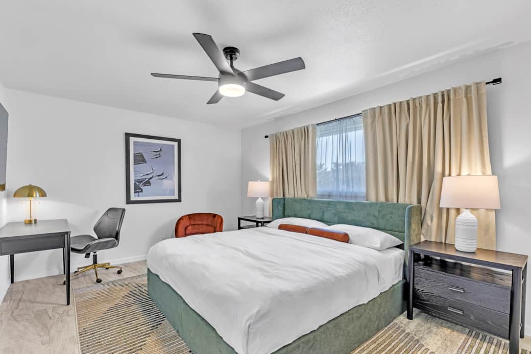 PRIMARY BEDROOM- KING BED