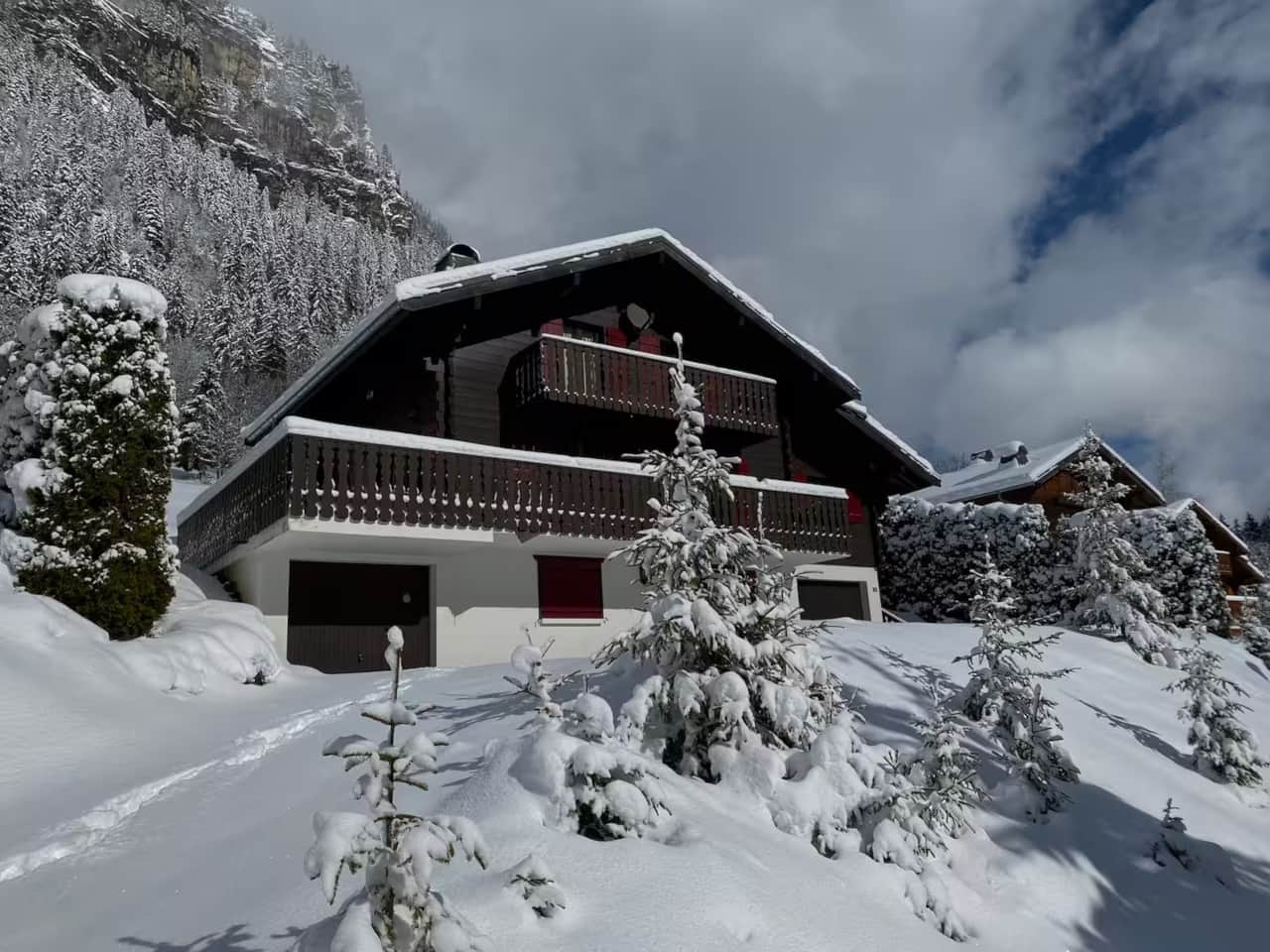 Front of Chalet