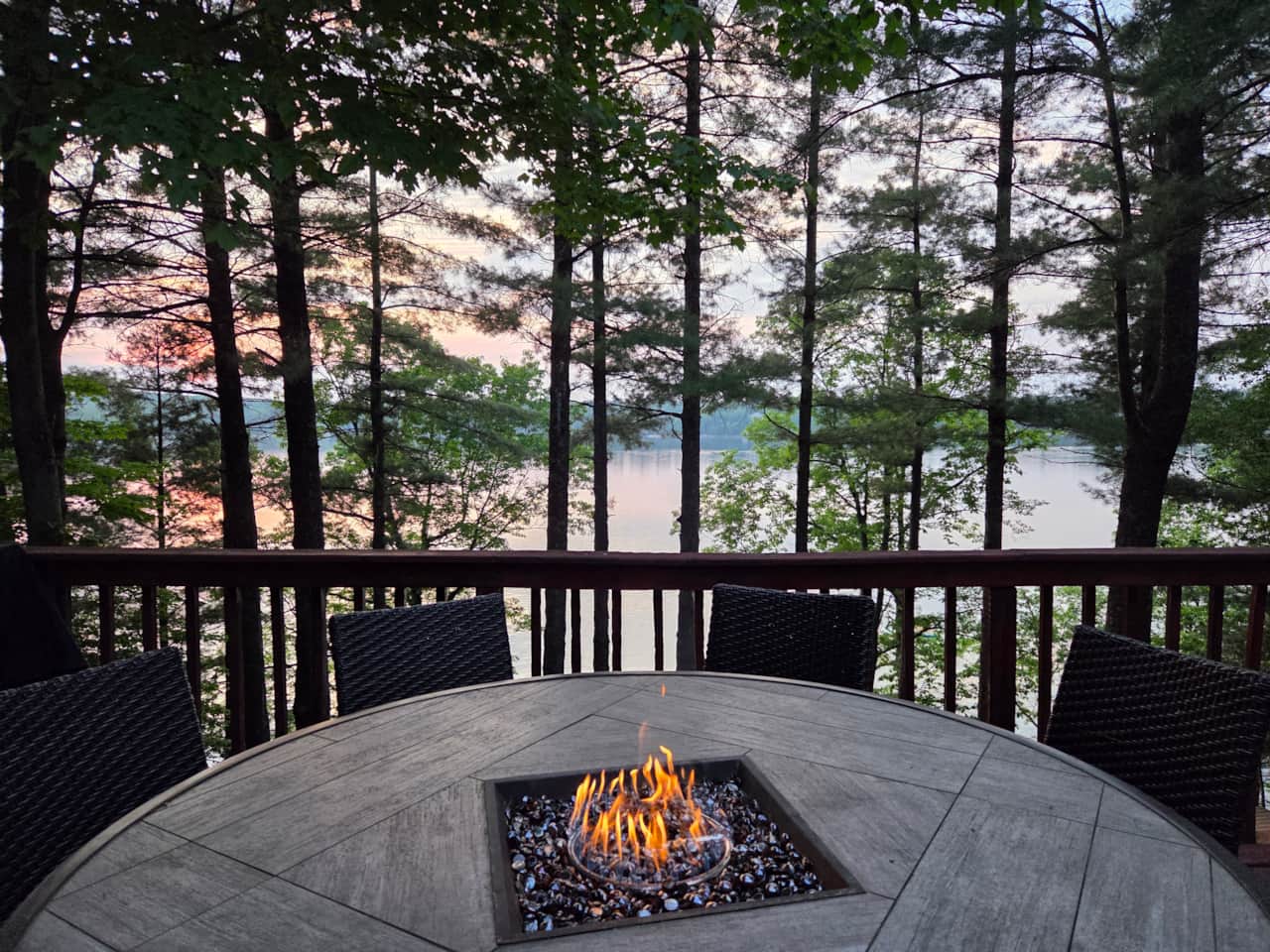 Natural Gas Fire Table