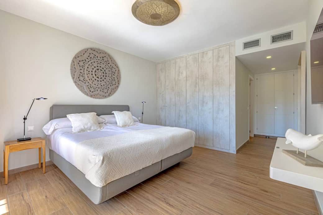 Spacious wardrobe
