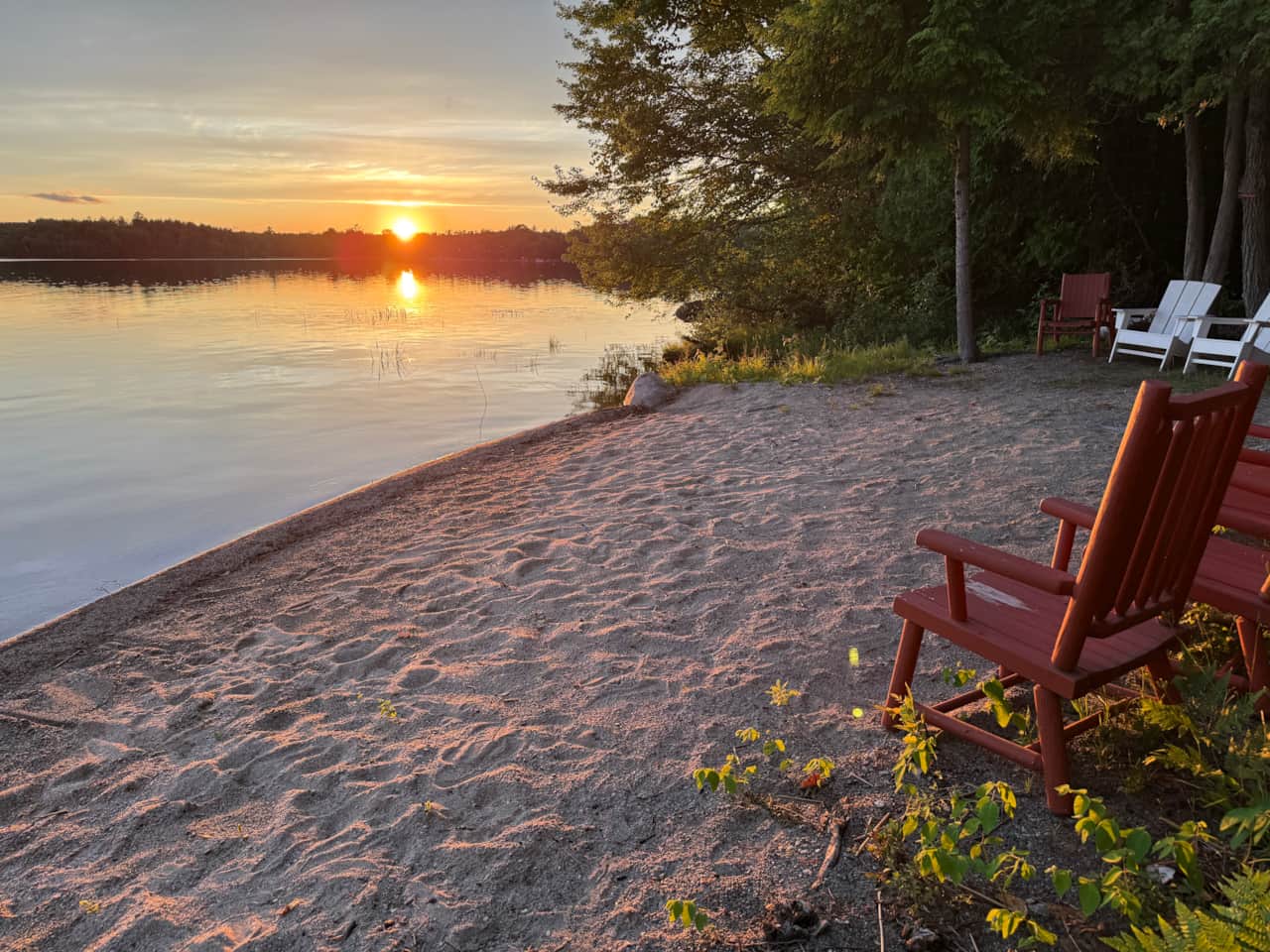 Private beach with terrific wading for kids