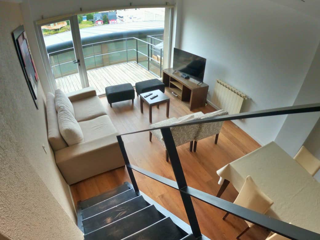 Living comedor y balcon Living comedor y balcon